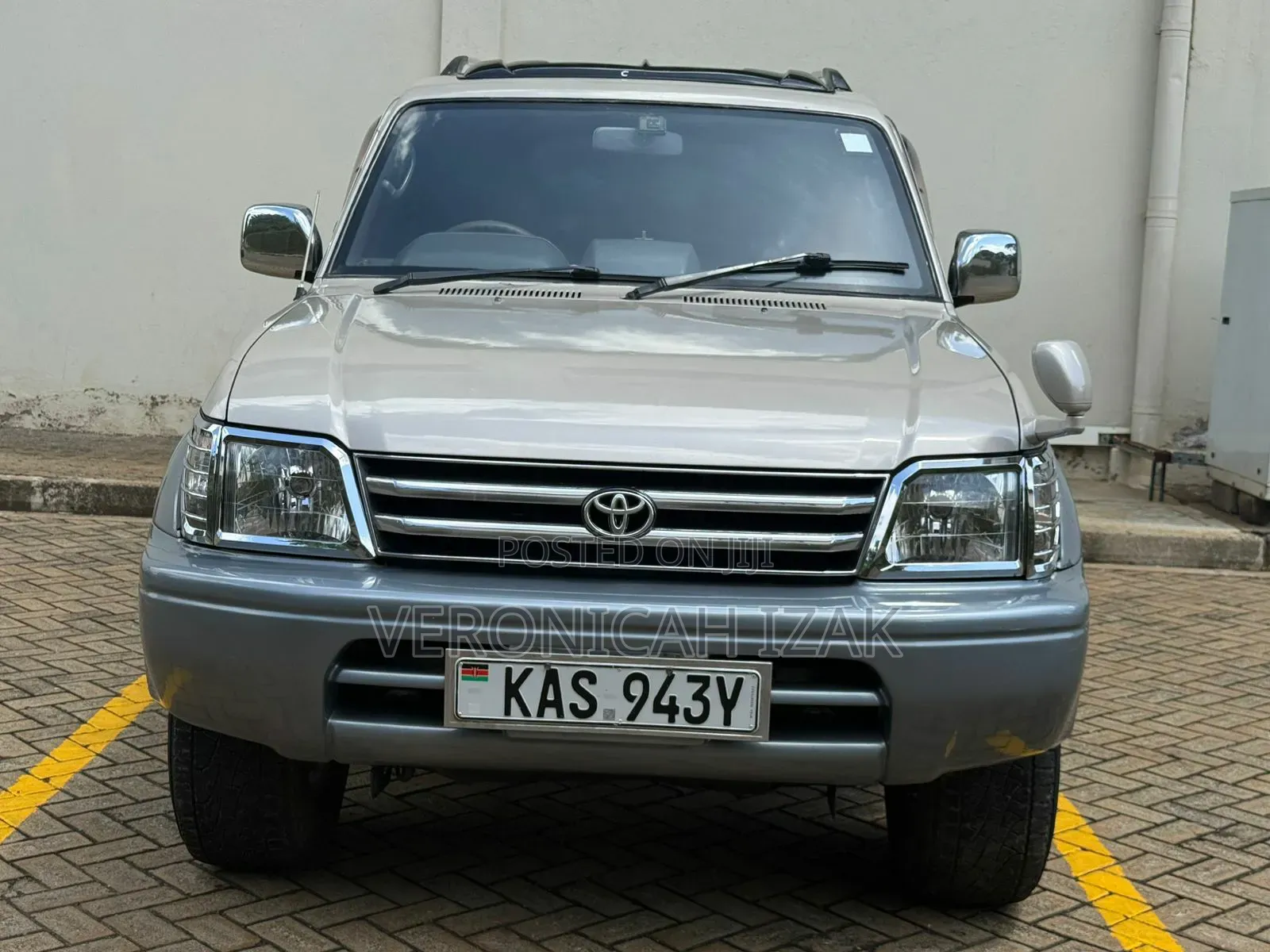 Toyota Land Cruiser Prado 1996 Gray