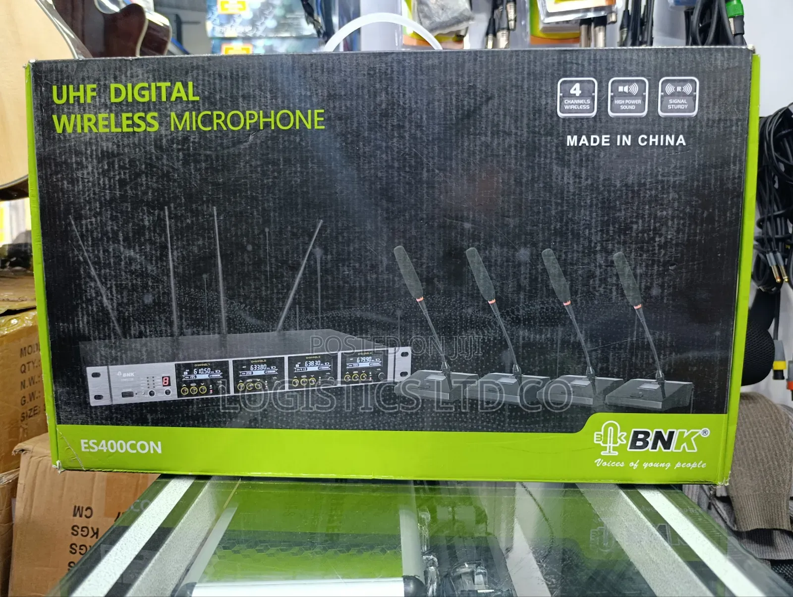 BNK Uhf 4 Channel Conference Mics - Es400con Microphones