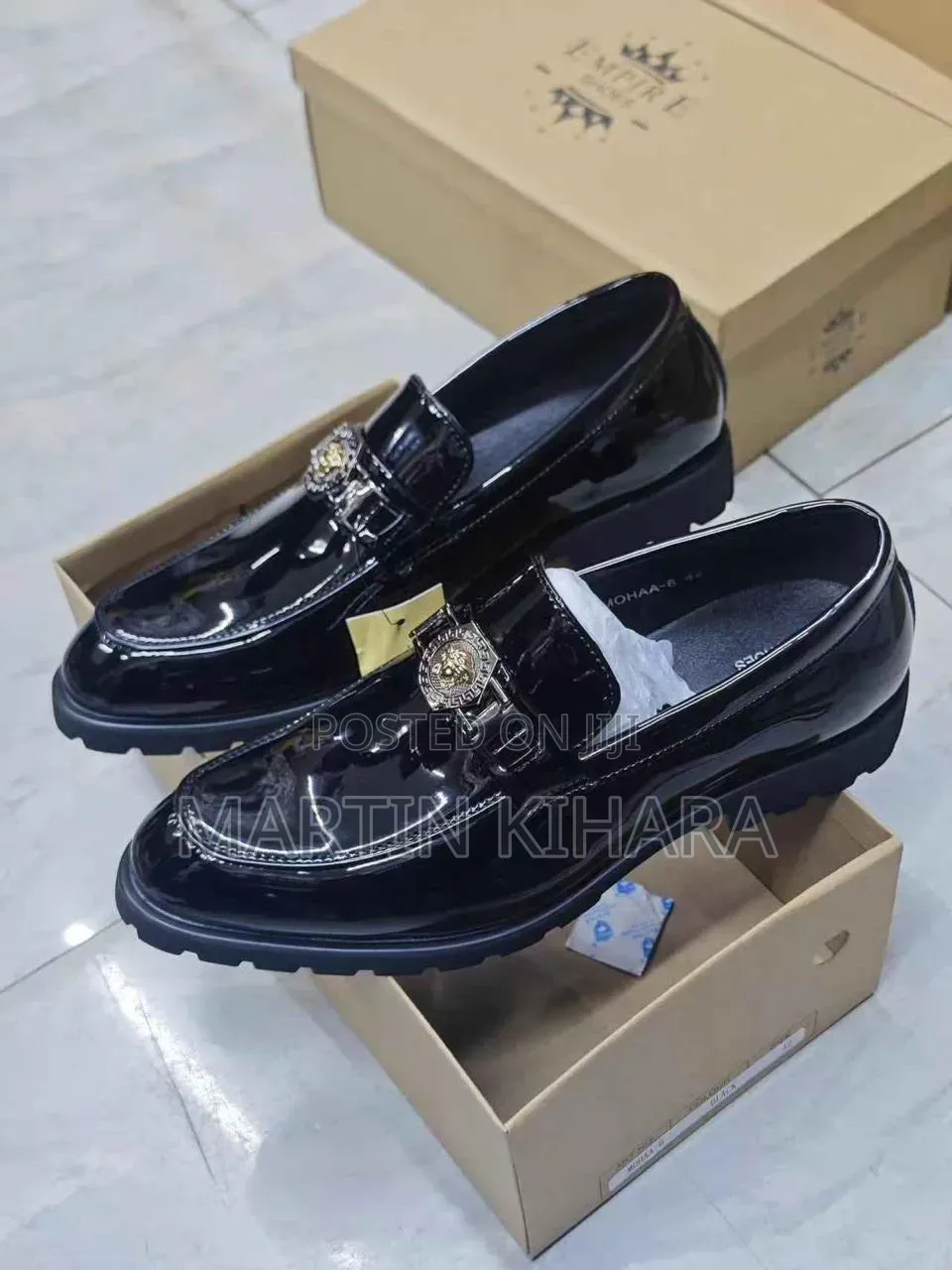 Men Wetlook Official Shoes (Size 40-45)