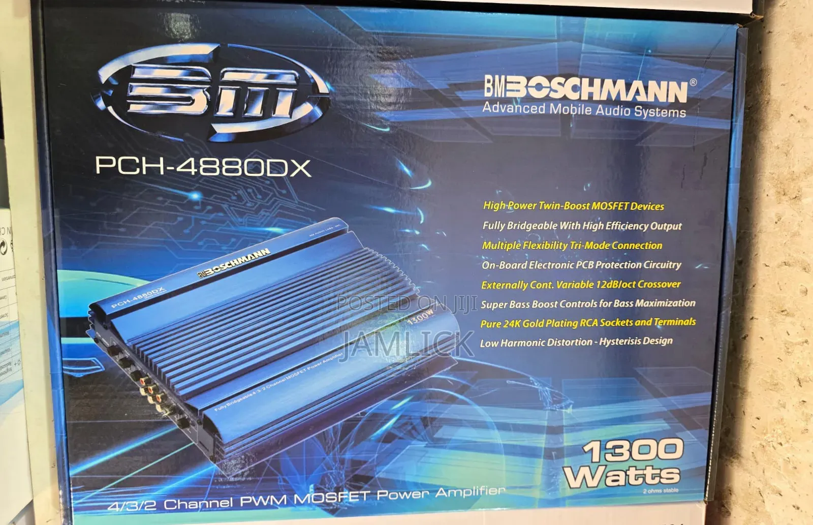 Boschmann Bm-4880 High Power Car Amplifier - Eg