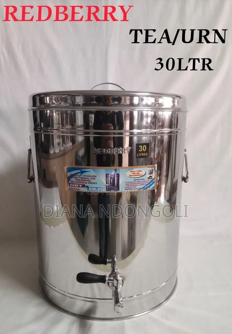 Redberry Premium Range S.Steel Insulated Tea Urn : 30 Ltr