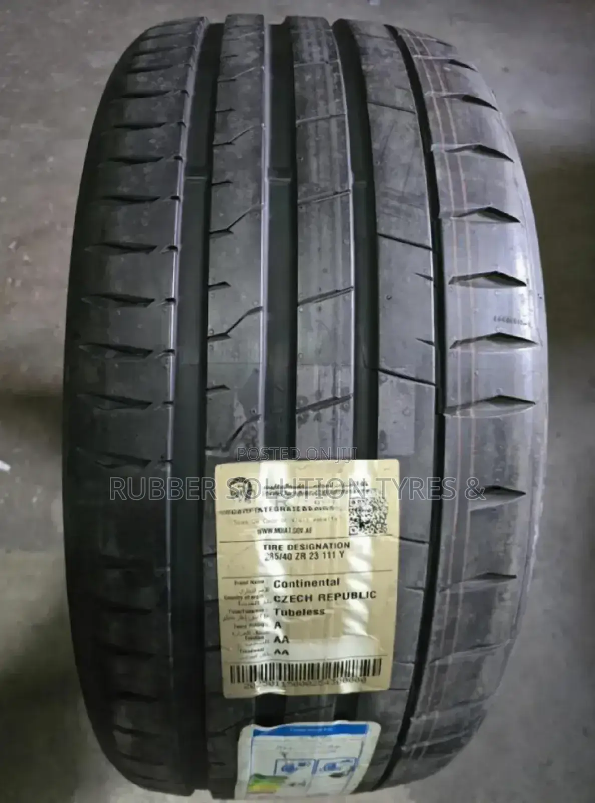 285 /40 R23 Continental Tyres 111Y X/L Contisport