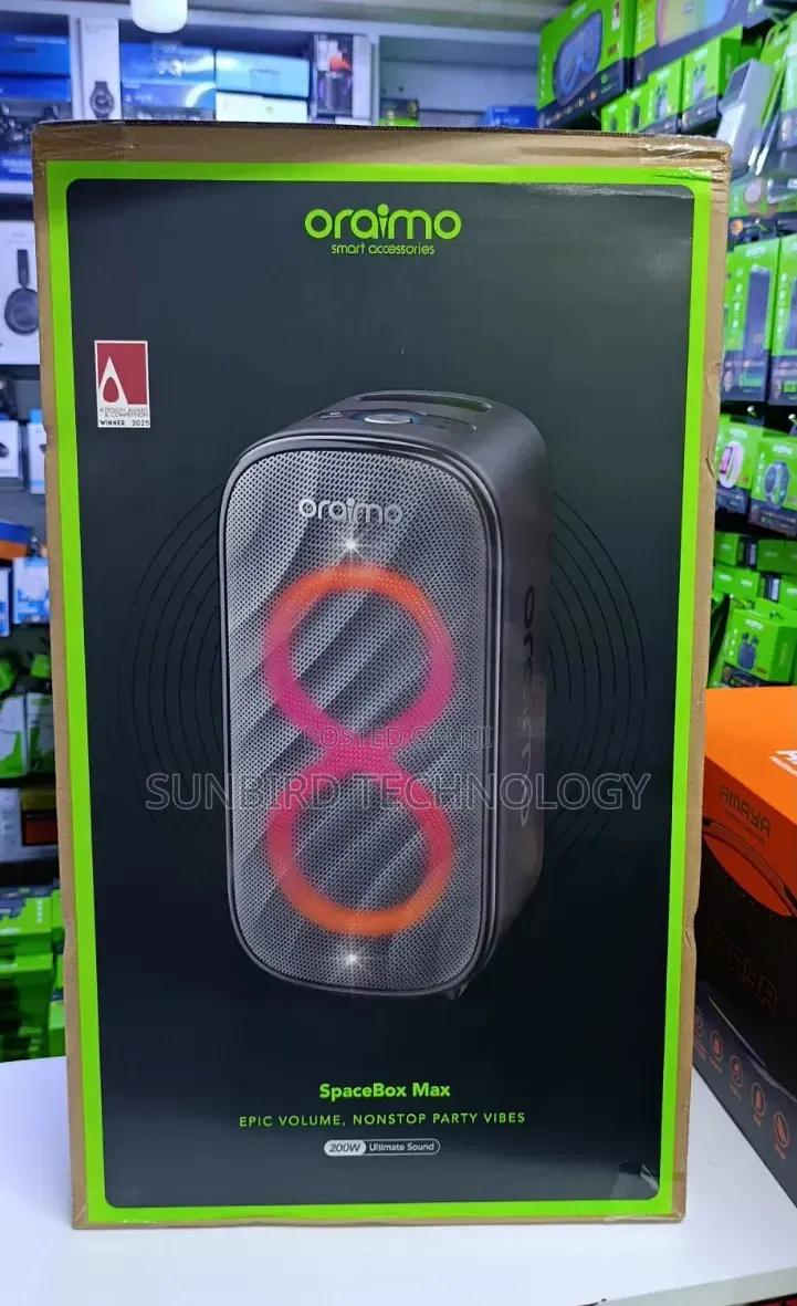 Oraimo 200w Ultimate Sound Epic Volume, Nonstop Party Spacebox Max