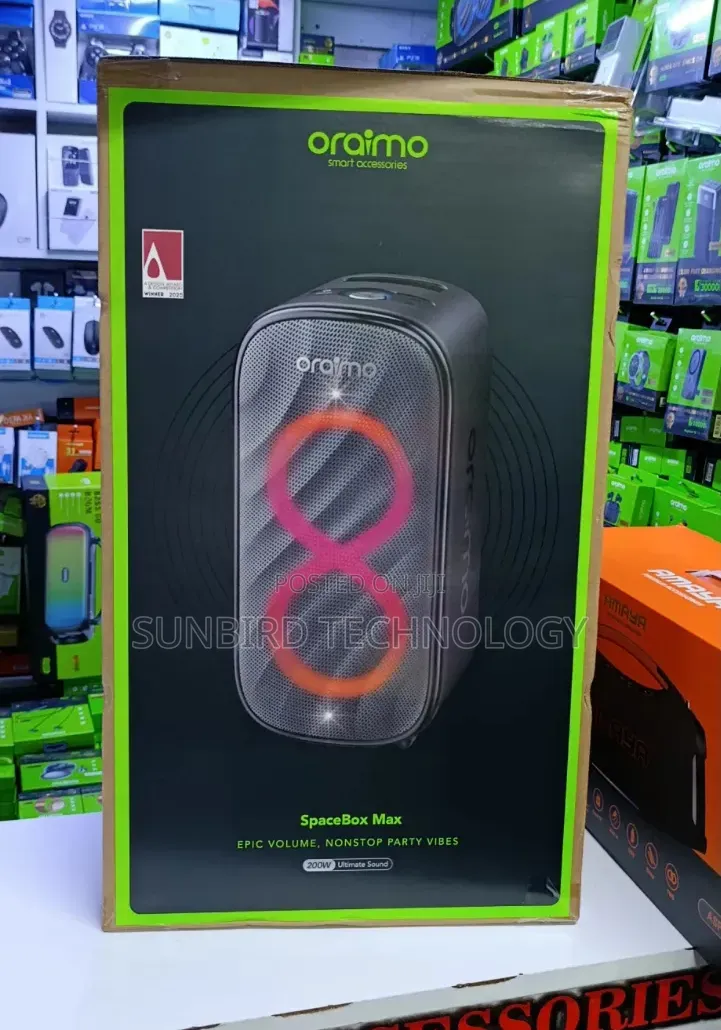 Oraimo 200w Ultimate Sound Epic Volume, Nonstop Party Spacebox Max