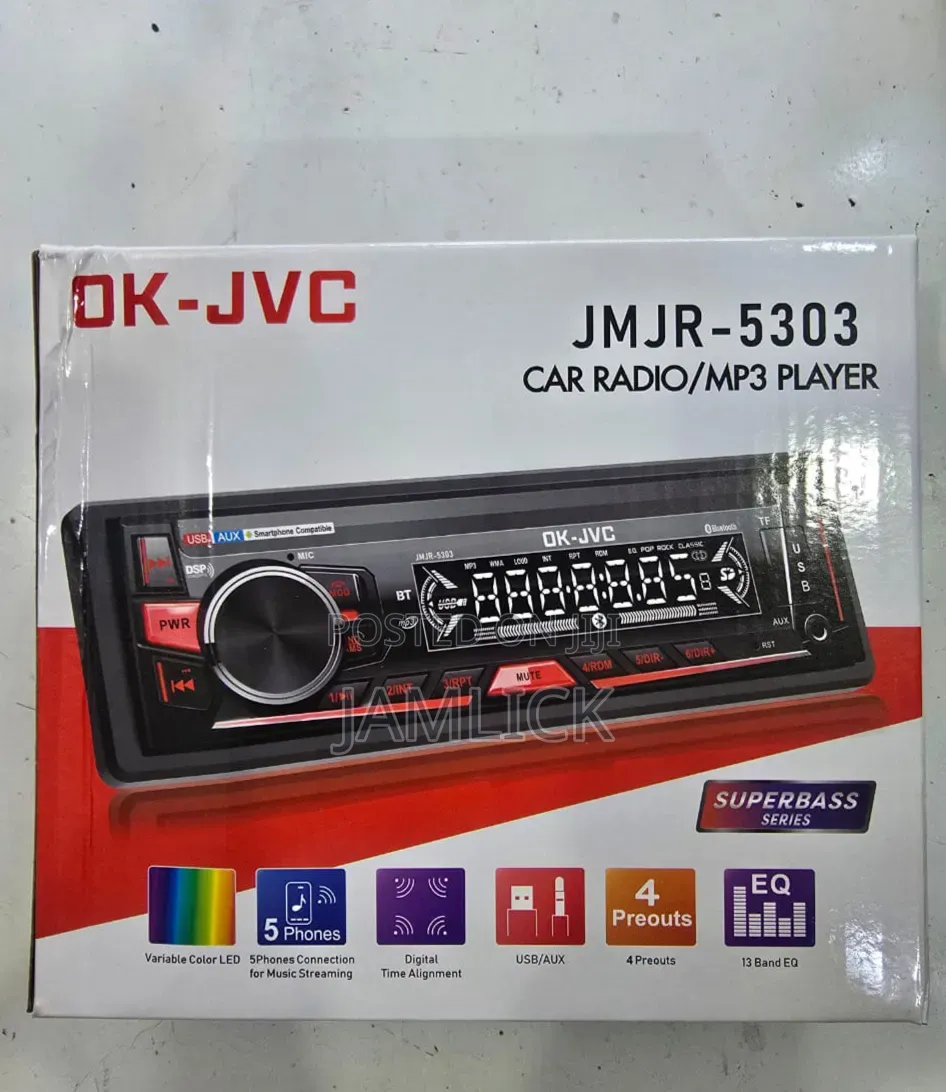 JVC Car Radio Stereo Usb Mp3 Fm Bluetooth Audio Player Head Unit - Eg