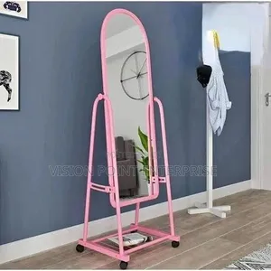 Dressing Mirror With Wheels And Shoe Rack