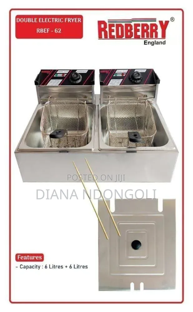 Redberry Double Electric Deep Fryer