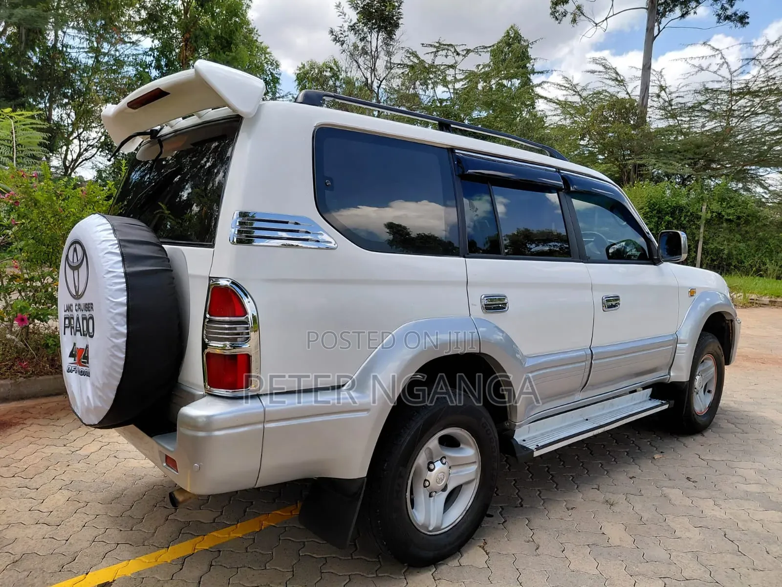 Toyota Land Cruiser Prado 3.0 D-4D 5dr 2000 Off white
