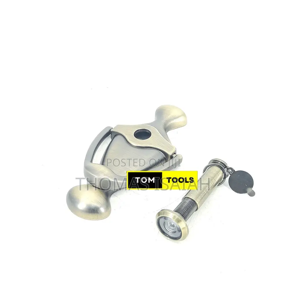 Zinc Alloy Door Knocker With Peephole Viewer
