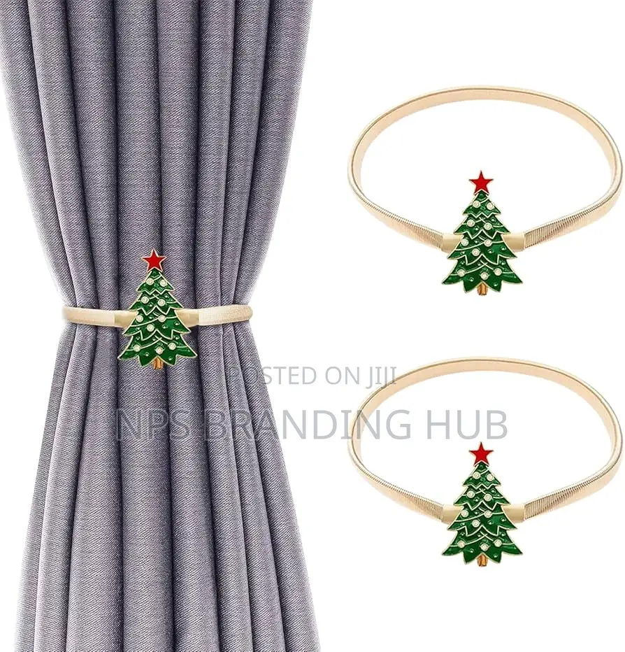 Spring Curtain Holders/Tie-Backs Pair R.T