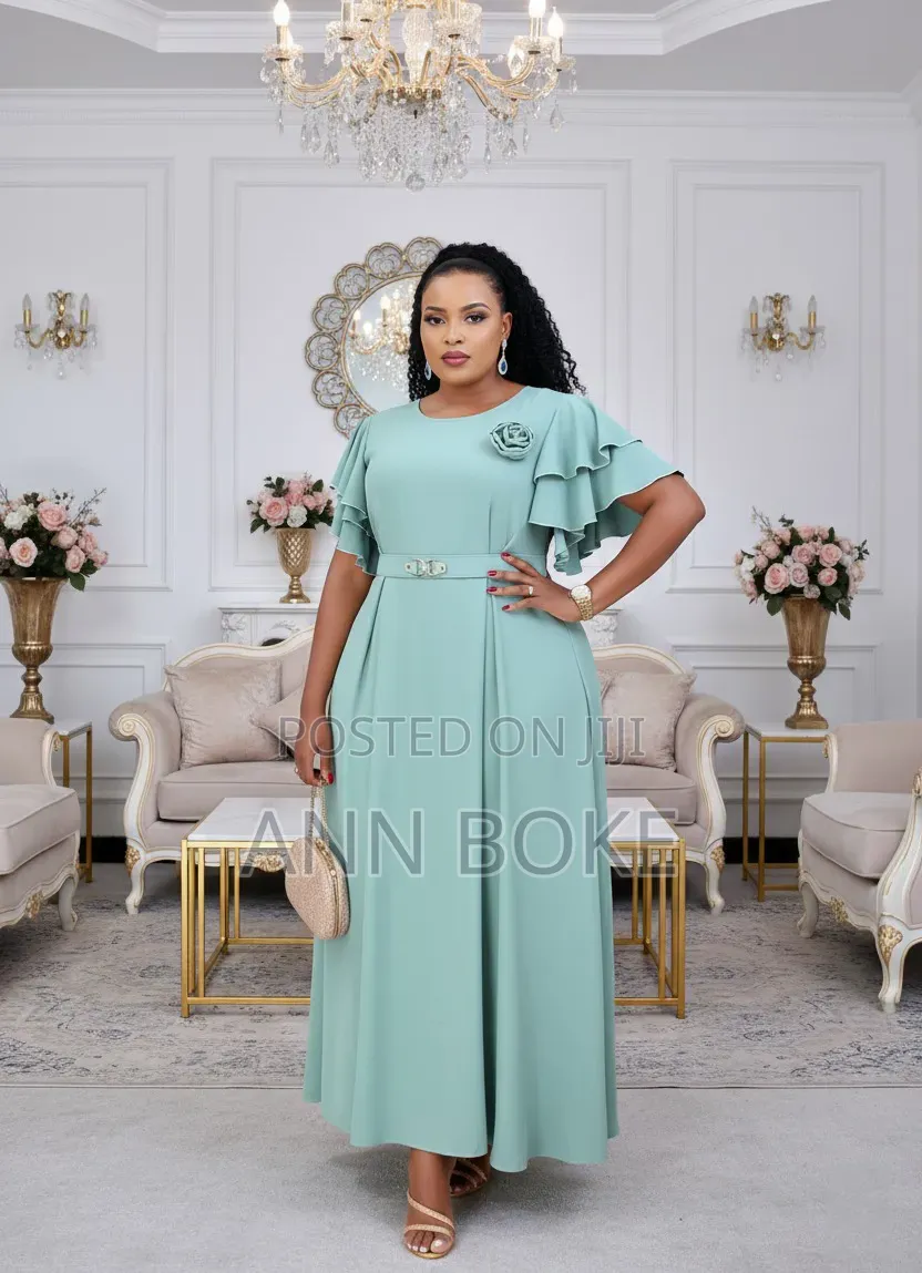 Quality Classy Modest Maxi Dress Sizes 46-54 *