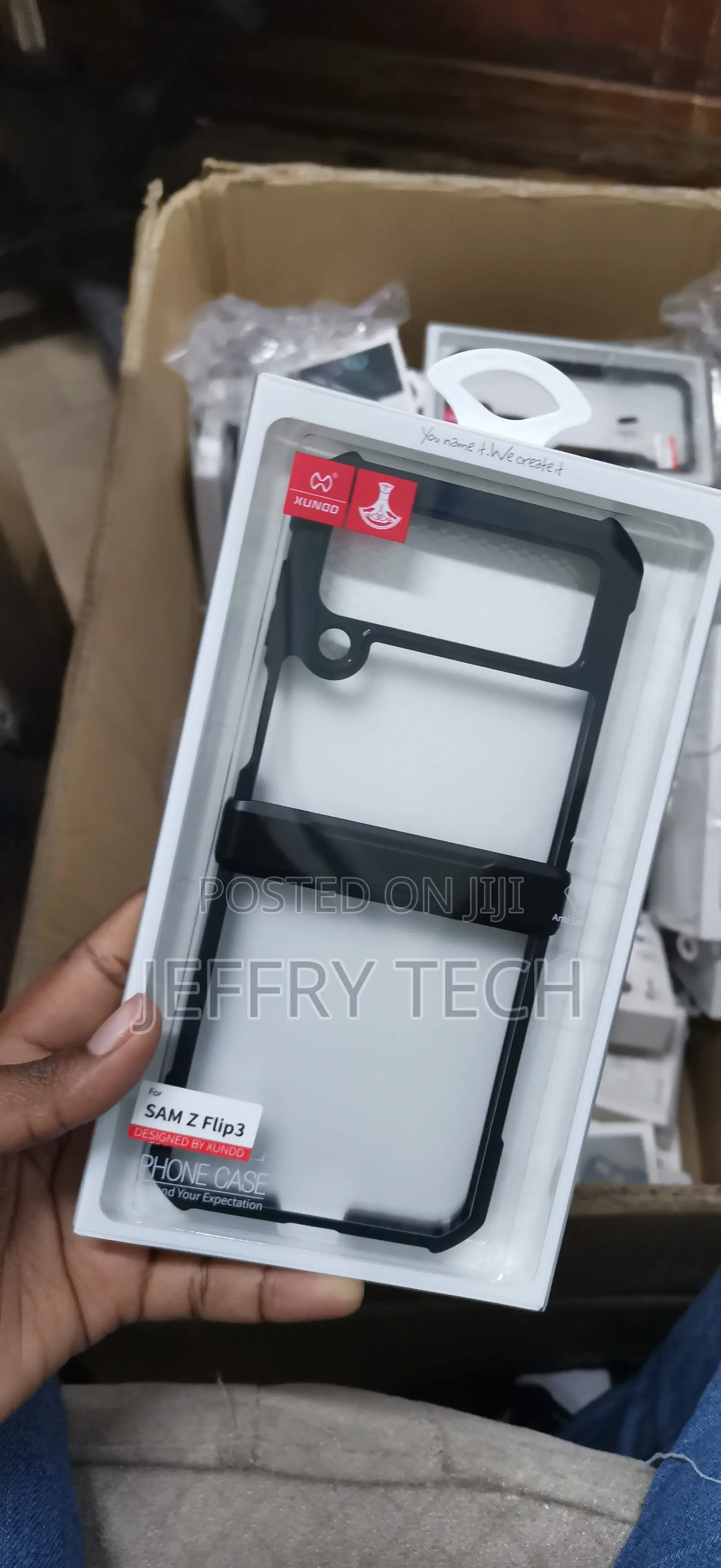 Samsung Galaxy Z Flip 3 5g Phone Case Fit Transparent Phone Cover