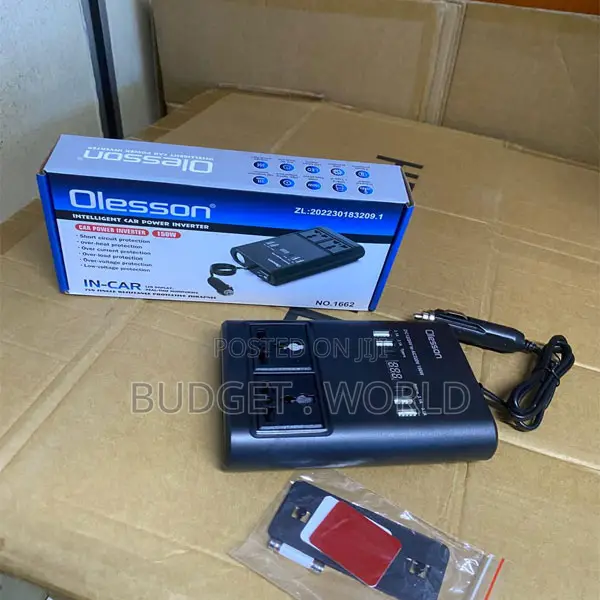 Olesson Multi-Function Car Inverter 150w – Portable Fast Charging Stat