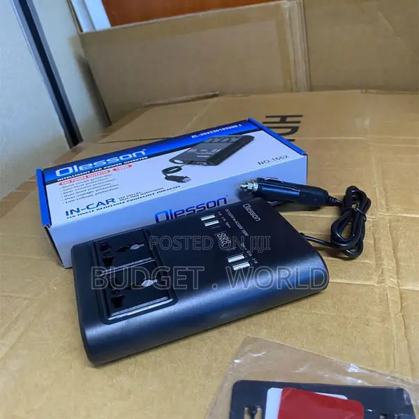150w Olesson Portable Car Power Inverter – Smart Usb Charging Converte