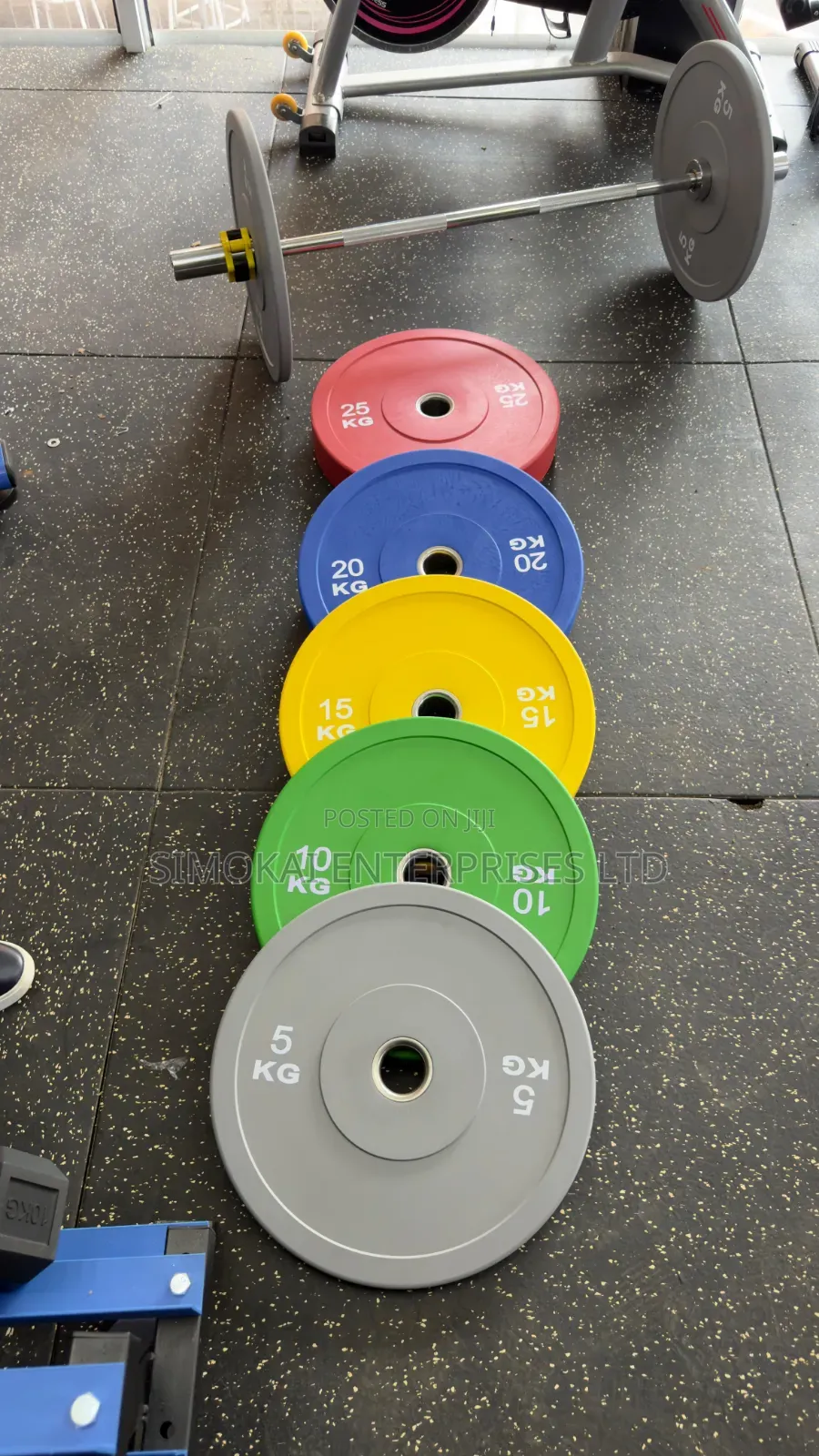 Olympic Bumper Plates Per Kg 5, 10, 15, 20 25