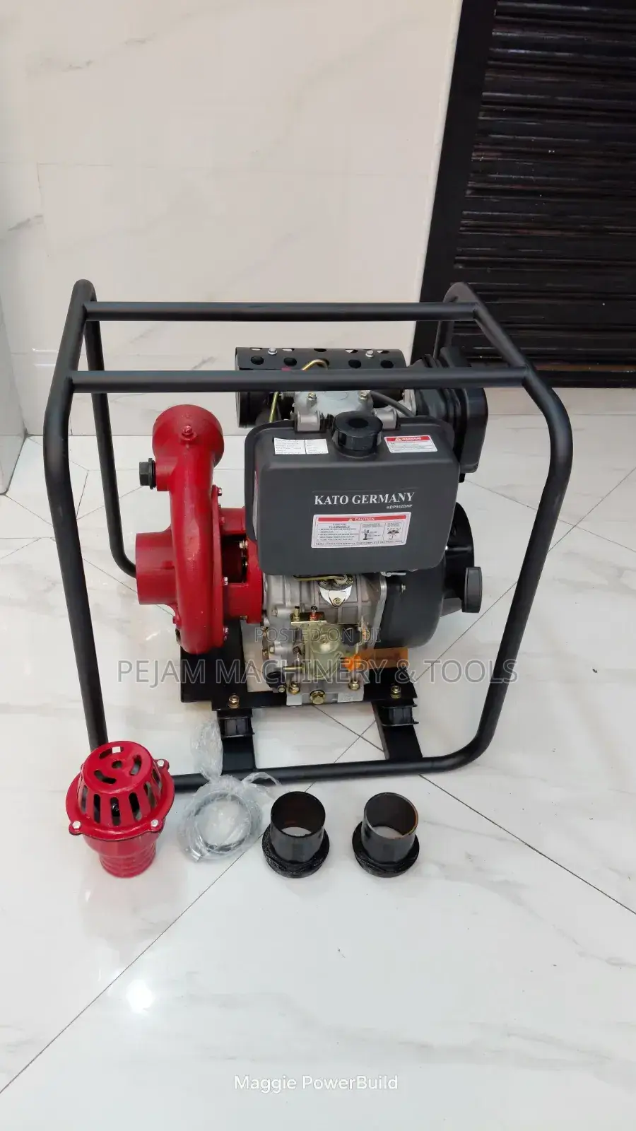 16hp Kato Germany 3-Inch High-Pressure Diesel Water Pump 100metre Head