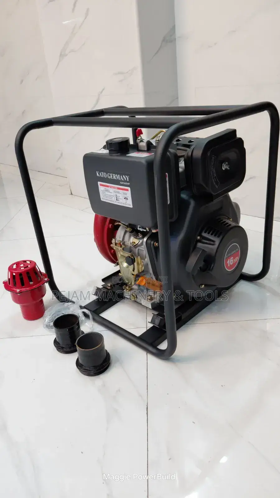 16hp Kato Germany 3-Inch High-Pressure Diesel Water Pump 100metre Head