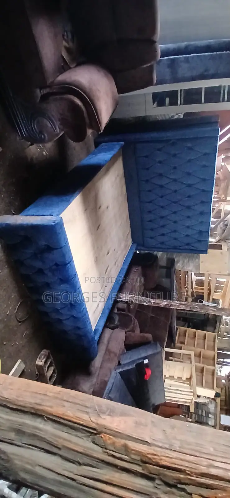 Blue Chester Bed 5x6