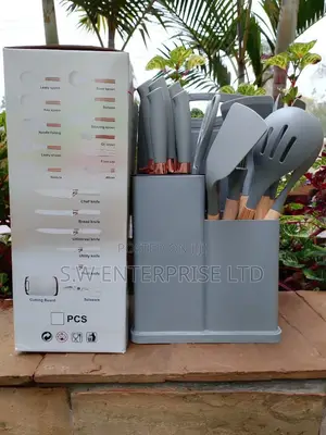 *19pc Executive Silicone Spoons Color: Grey Legit Size
