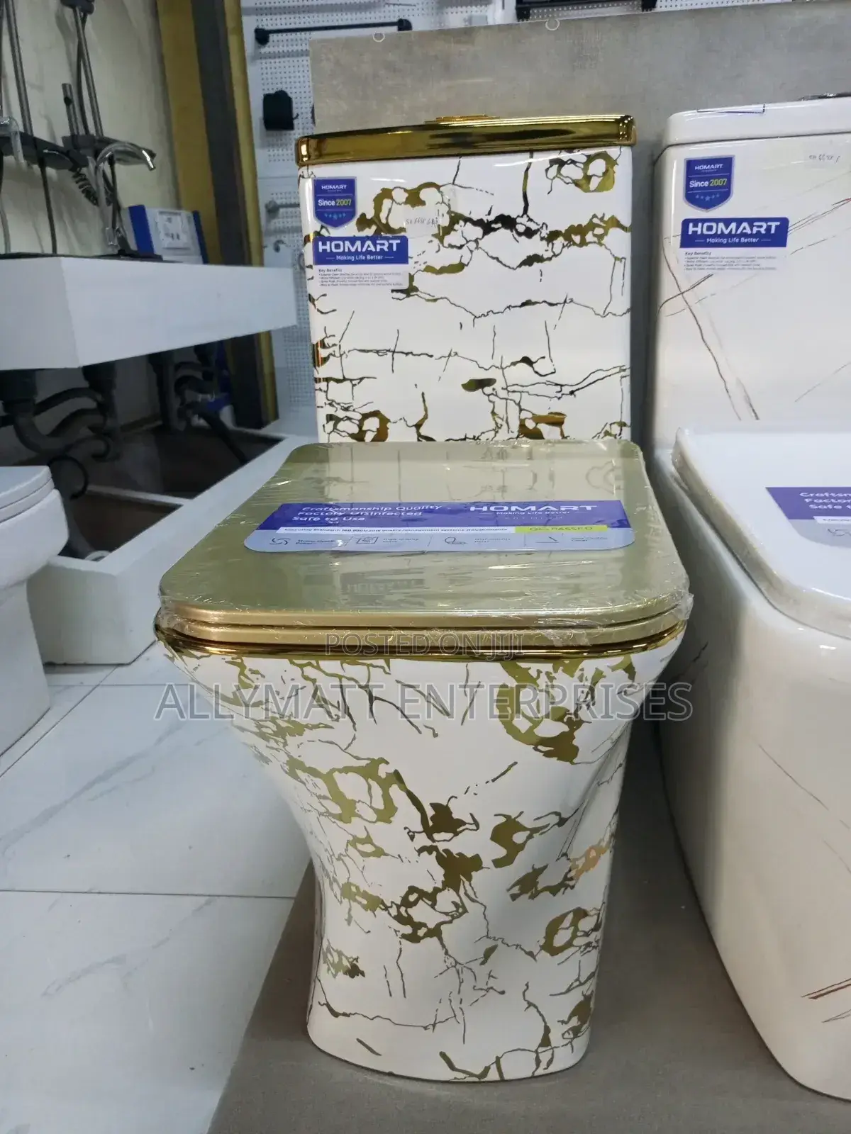 One Body Gold Coloured Toilet