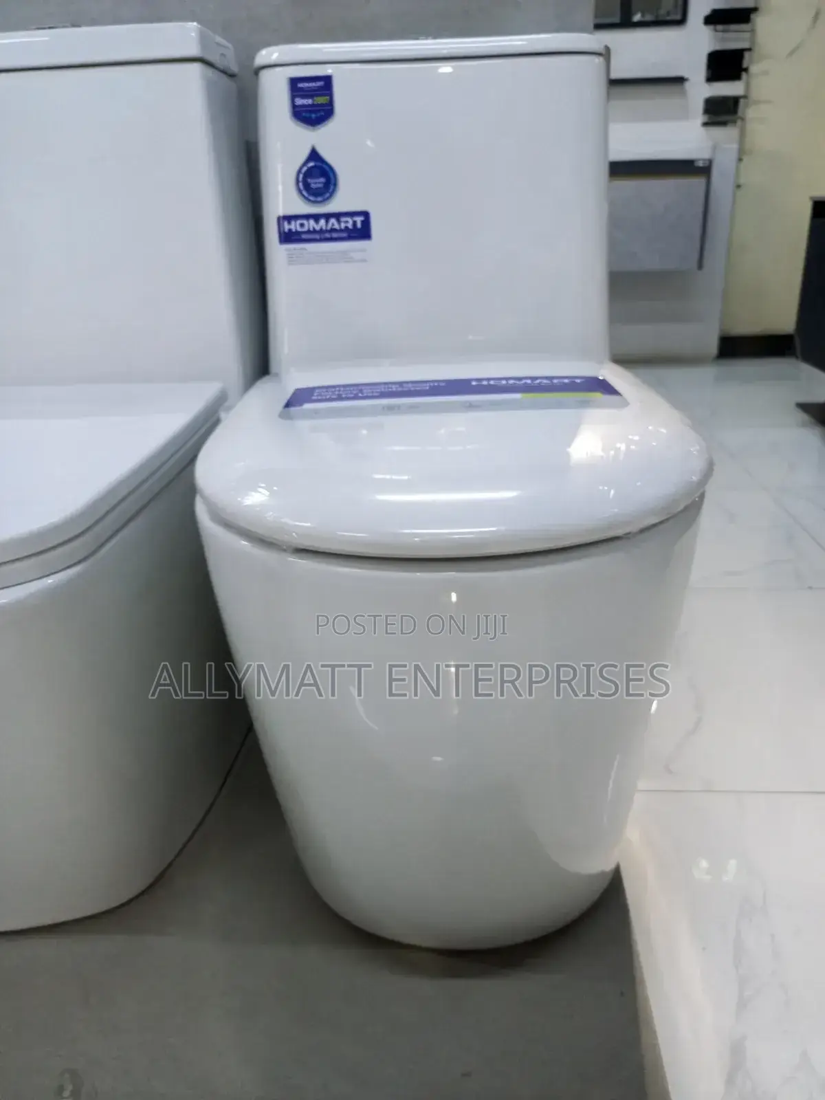 Oval One Ceramic Piece Toilet