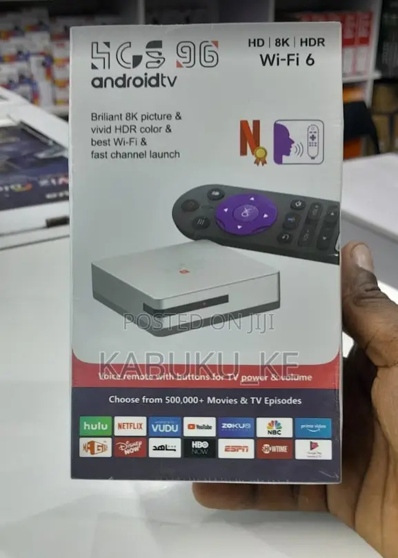 Hcs96 Android14 Set Top Box With Dual Band Wi-Fi Resolution 4+64gb