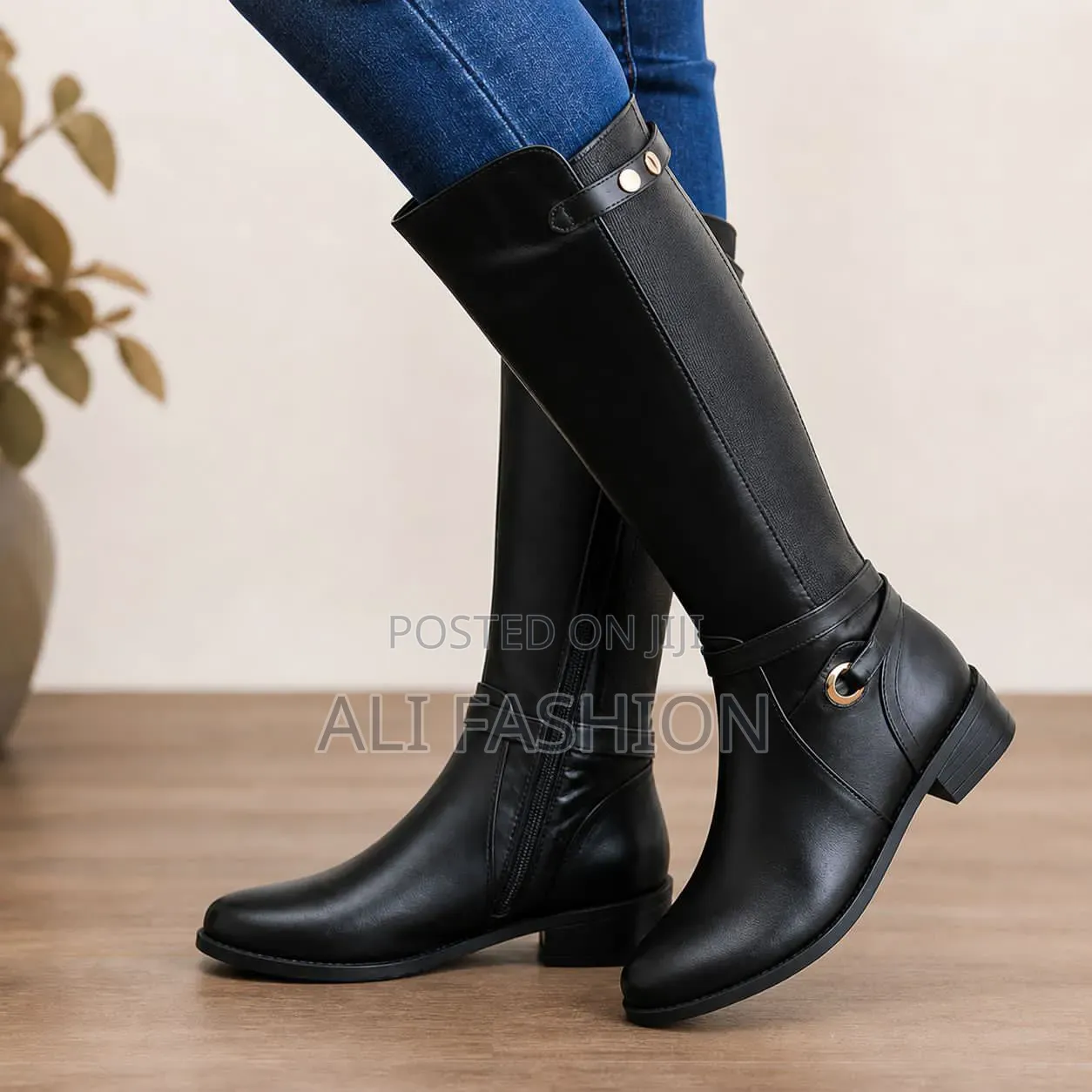 *Flat Knee Boots