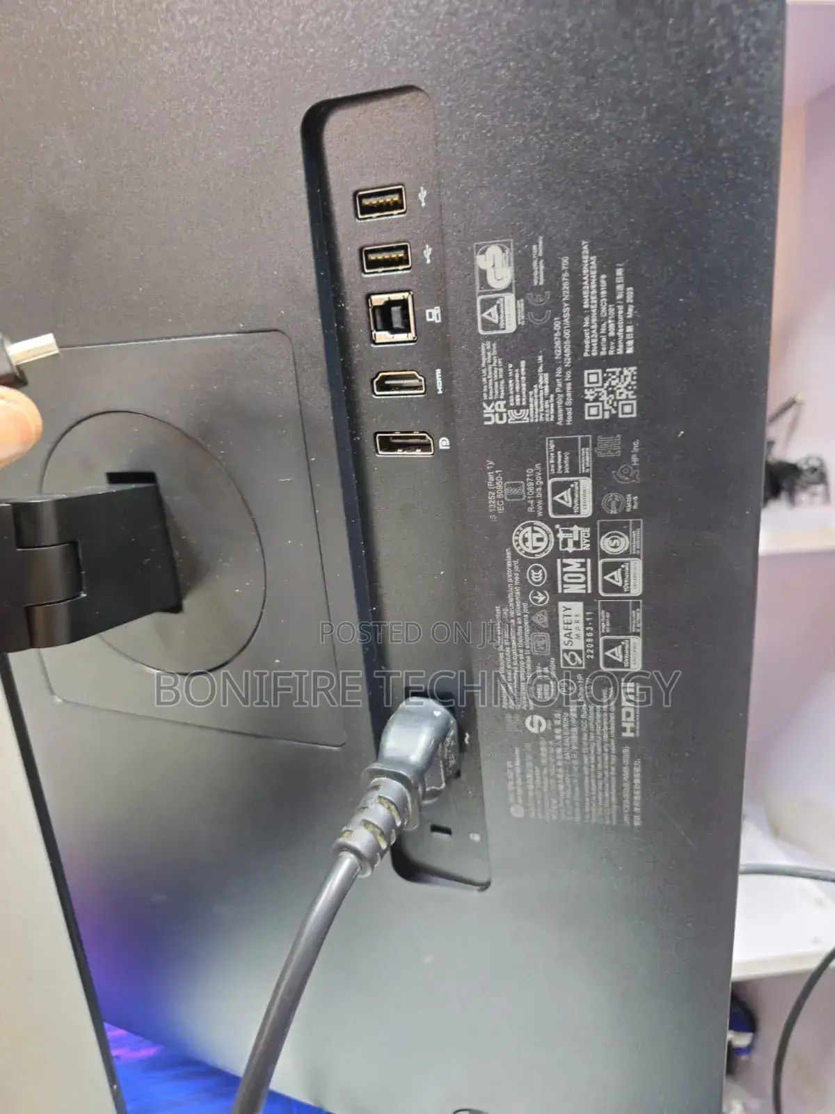 Hp E27 G5 27 Monitor 27 Inches FHD (1920 X1080) Hdmi Display