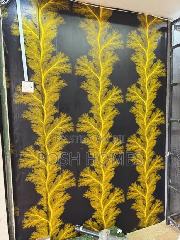 Yellow 3d Wallpanels