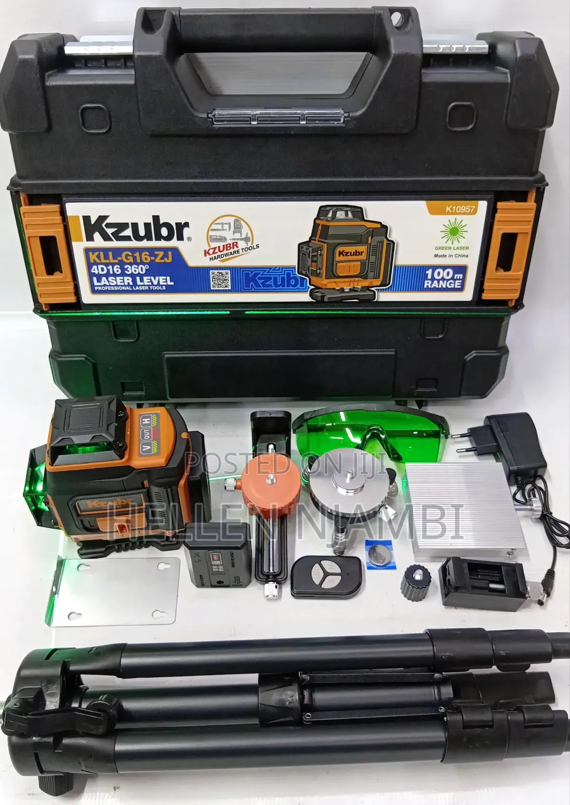 Kzubr 4d16 3600 Laser Level - 100m Range