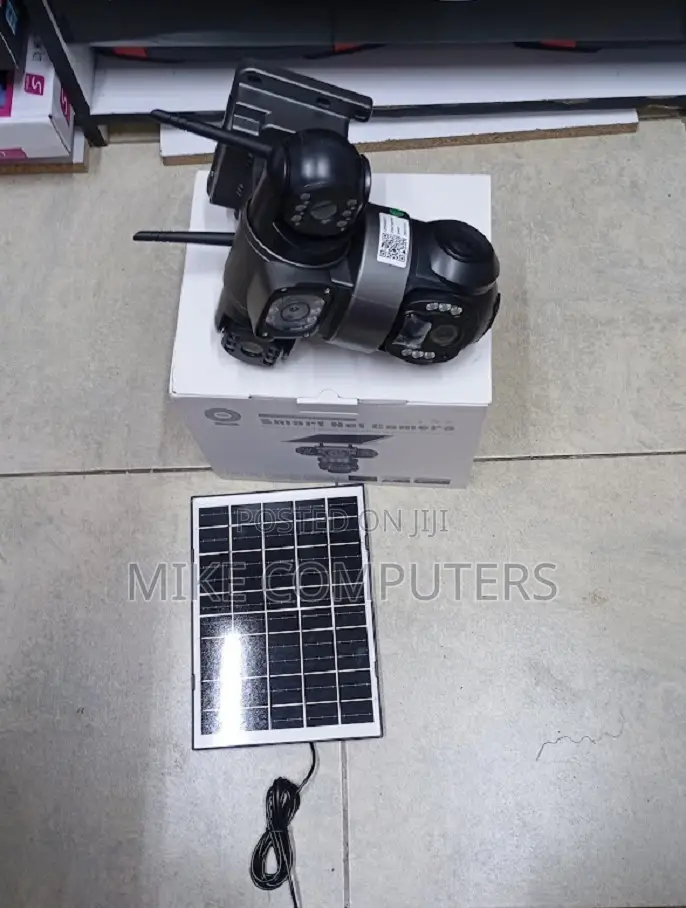 Tripple Lens Outdoor Solar Camera Wifi PTZ CCTV