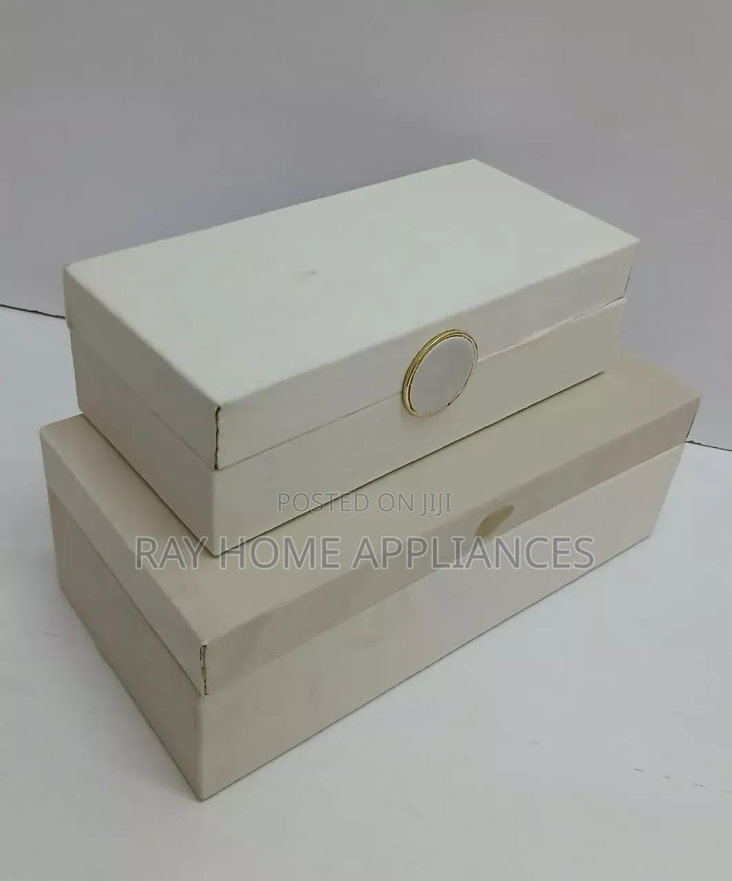 2 in 1 Decorative Storage Box Colours: White, Cream,Grey, Green