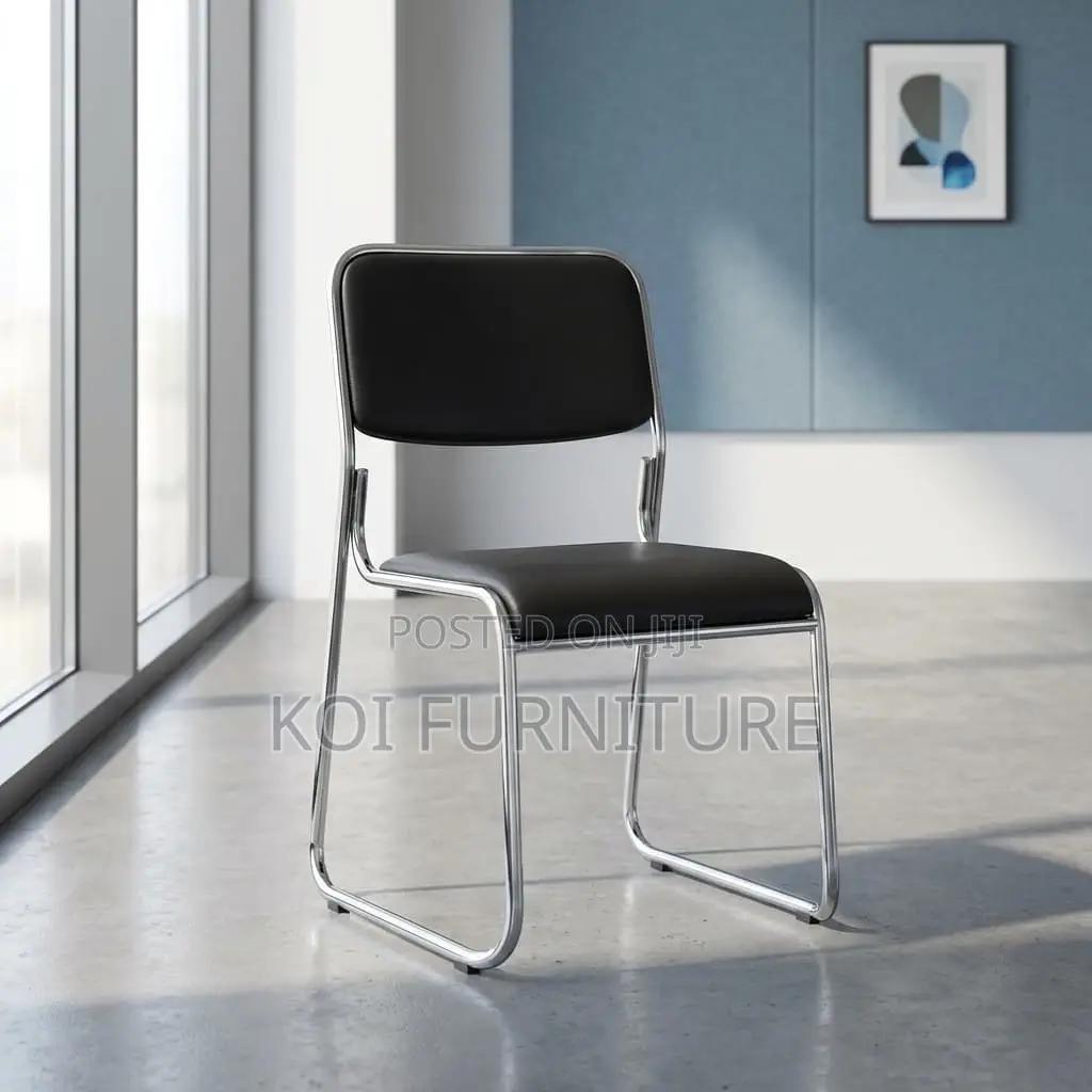 Office Chair : Chrome Visitors Office Seats