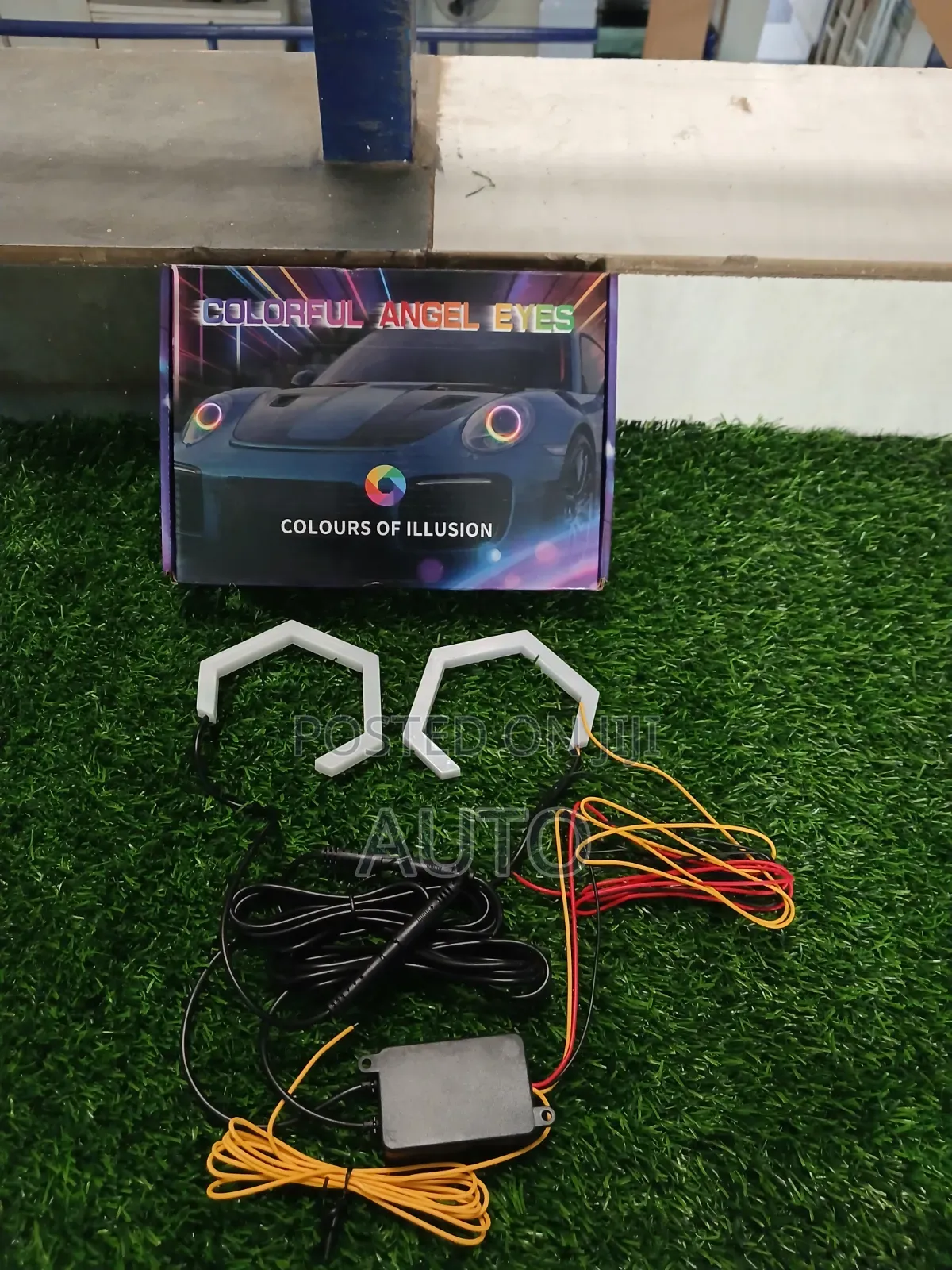 Universal Colorful Angel Eyes Led Halo Rings Car Headlight Styling Kit