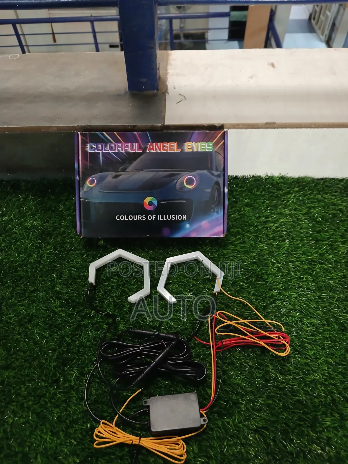 Universal Colorful Angel Eyes Led Halo Rings Car Headlight Styling Kit