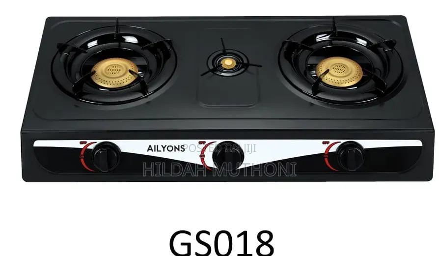 Ailyons 3 Burner Stainless Top Gas Cooker