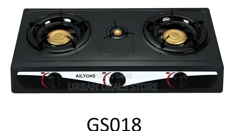 Ailyons 3 Burner Stainless Top Gas Cooker
