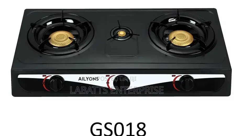 Ailyons 3 Burner Stainless Top Gas Cooker