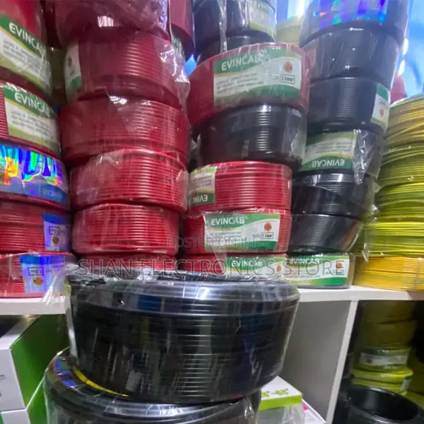 Single Core Cable 6.0mm - Electrical Wire - 90m Length, 6.0mm