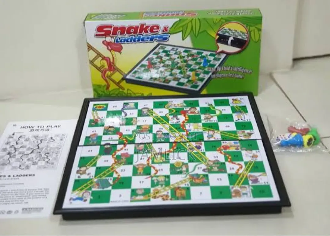 Snake Ladders Size Board Game - Jy