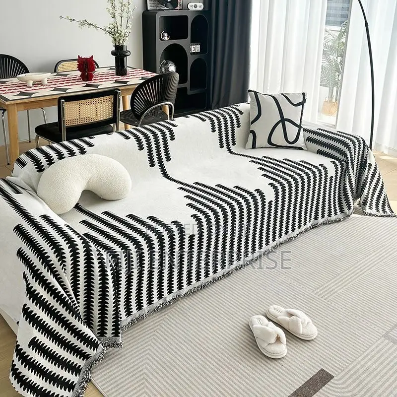 Reversible Chenille Cotton Sofa Cover– Anti-Scratch | Premium Fabric