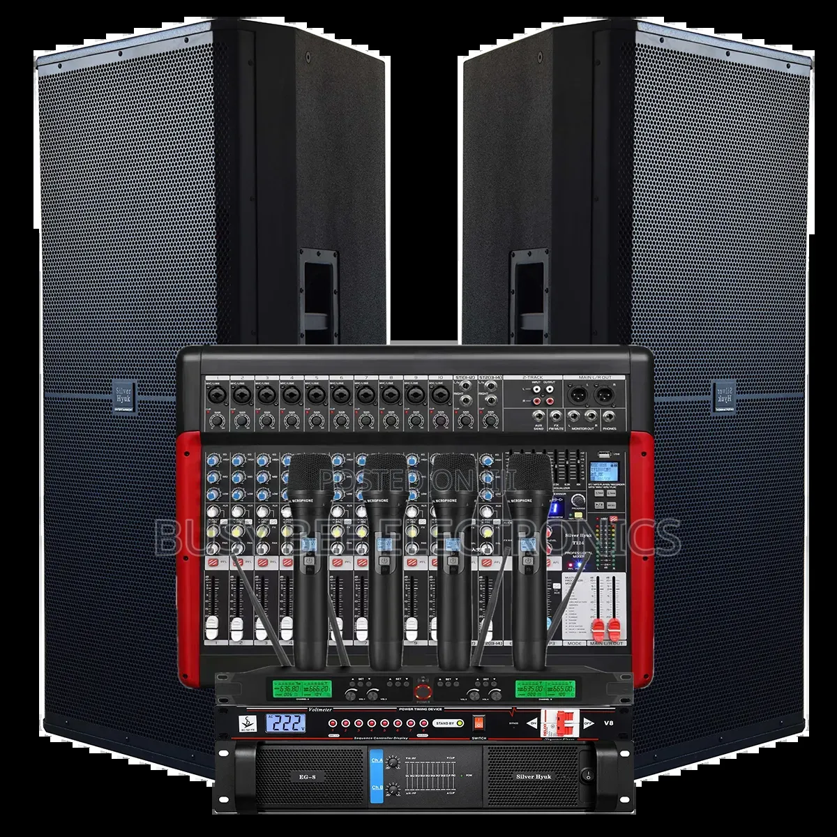 Professional 1000w Dual 15 Inch Full Range Woofer Dj Loudspeaker