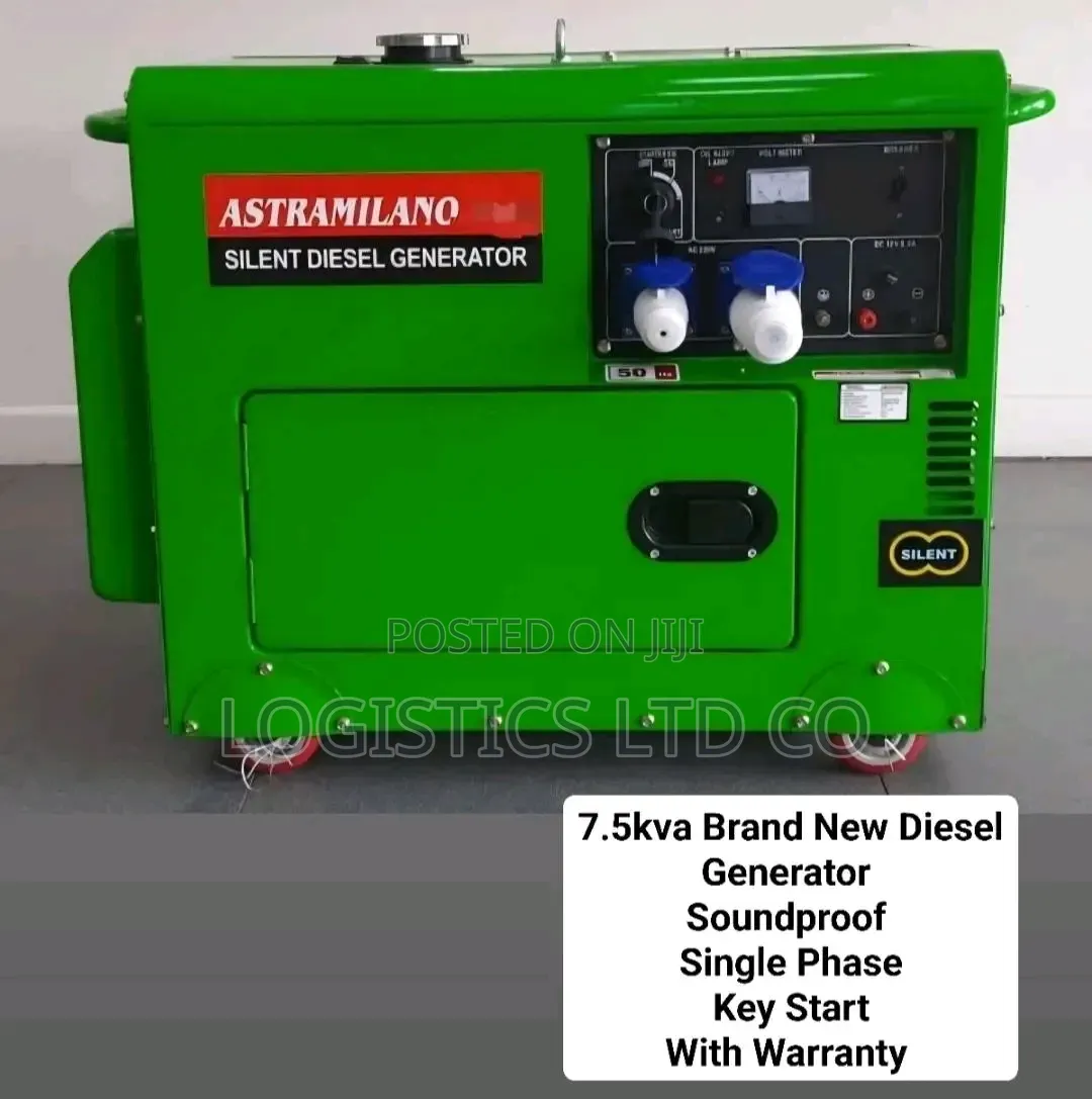 Astramilano 8kva Brand New 1 Phase Diesel Generator With Soundproof