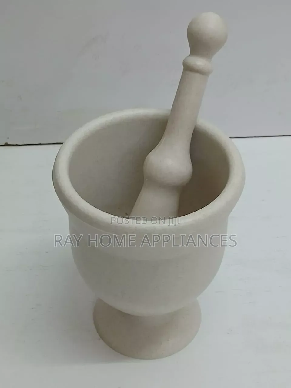 Mortal and Pestle White Colour