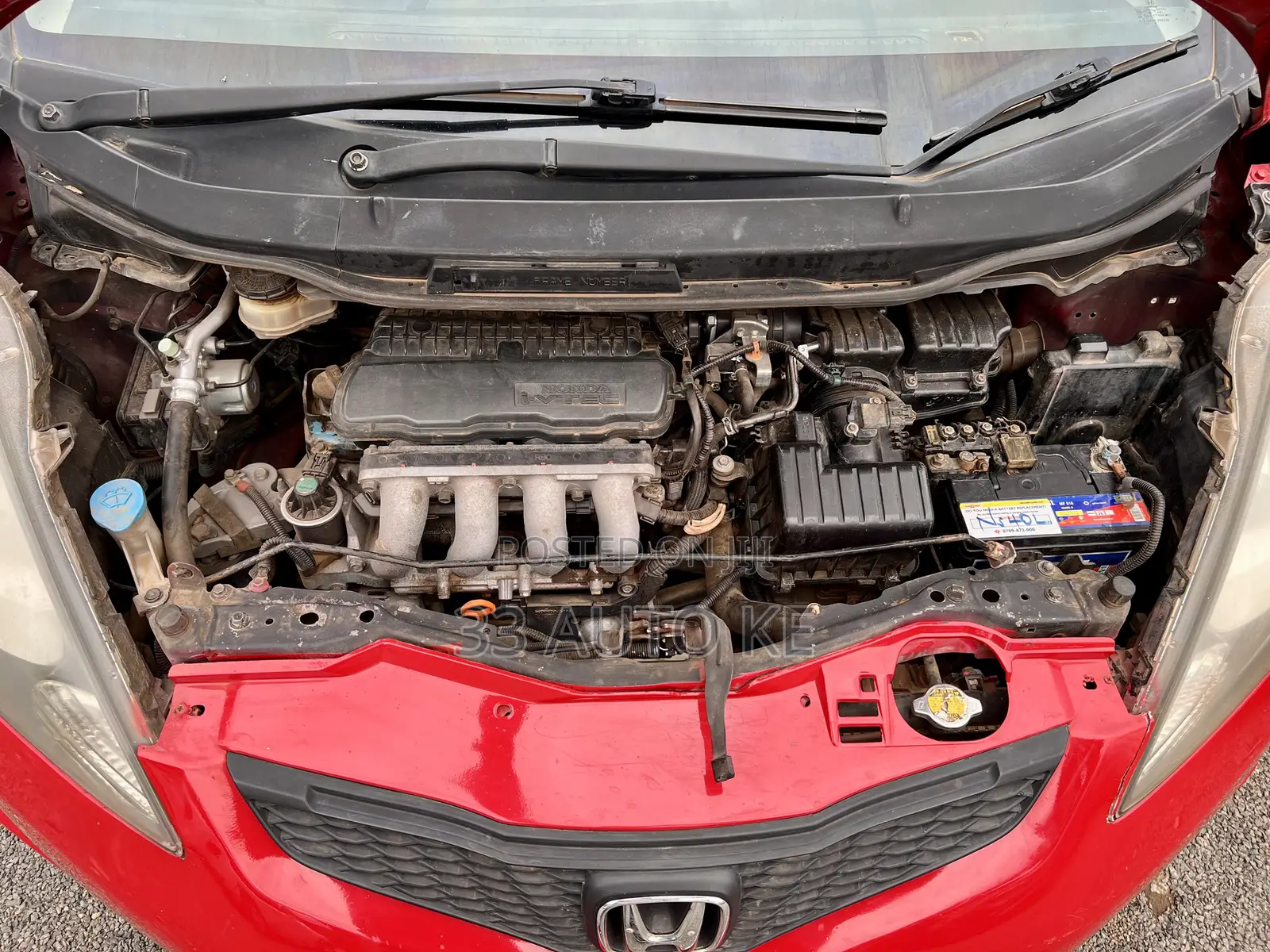 Honda Fit Automatic 2008 Red