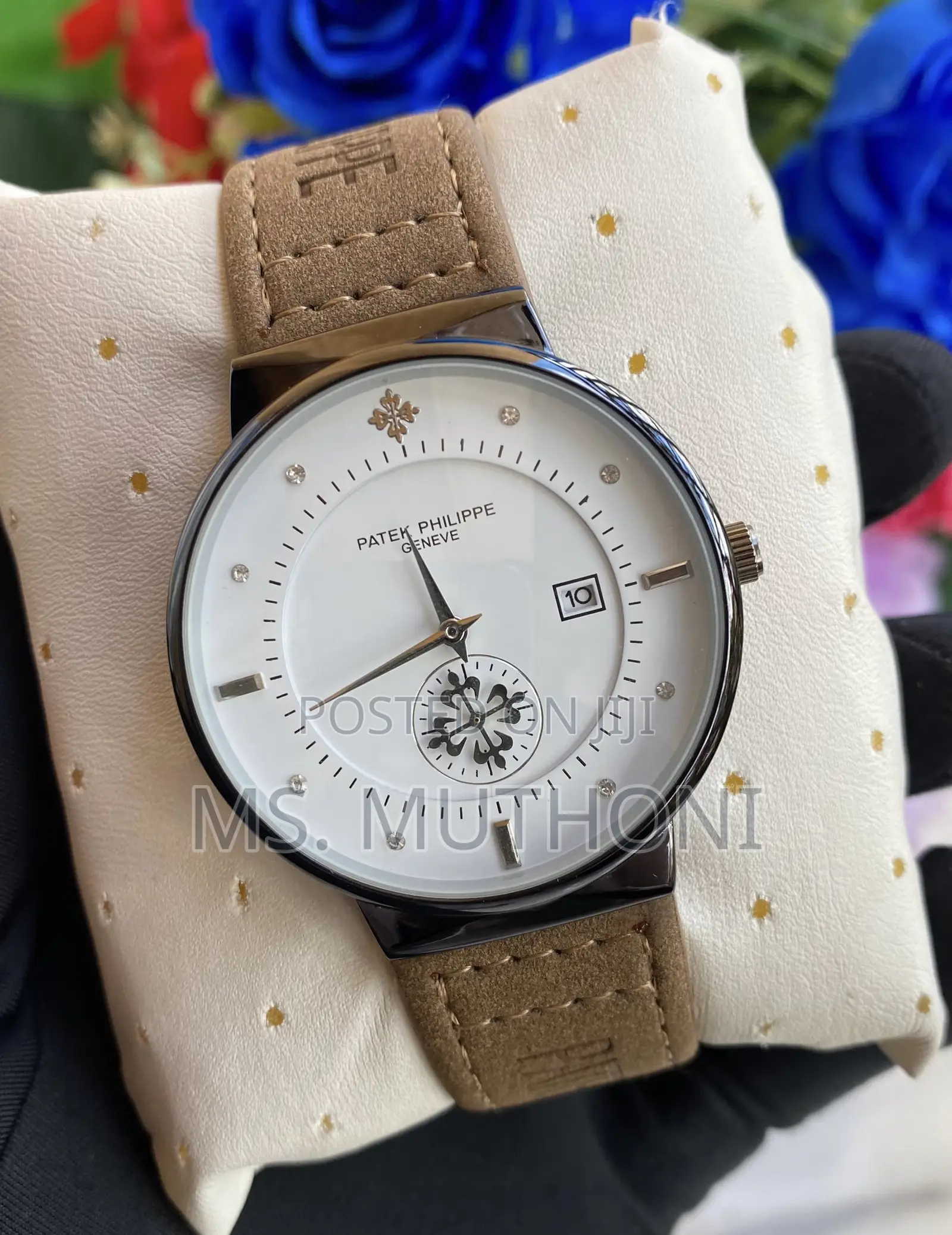 Time Date Display Patek Philippe Gents Watch