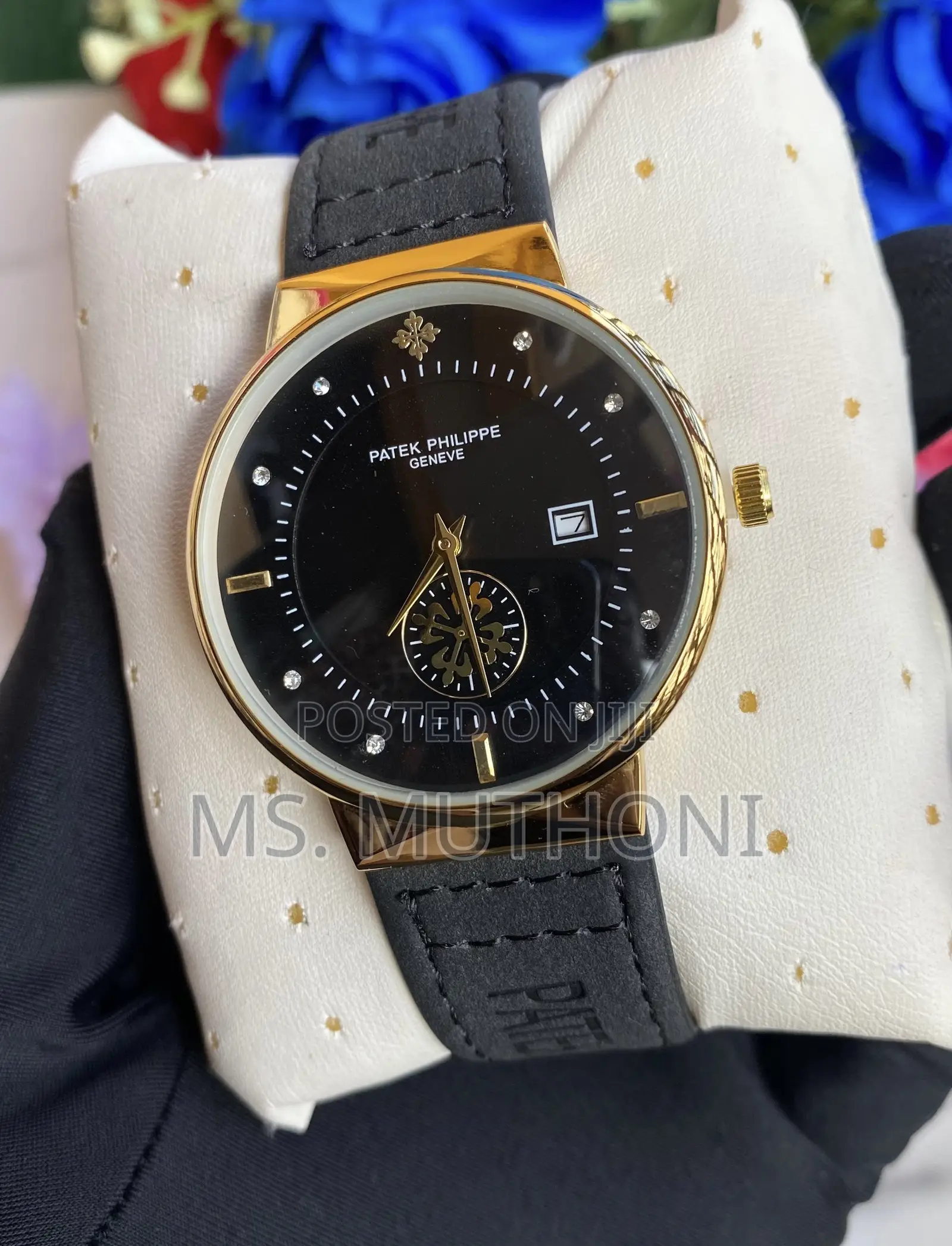 Time Date Display Patek Philippe Gents Watch