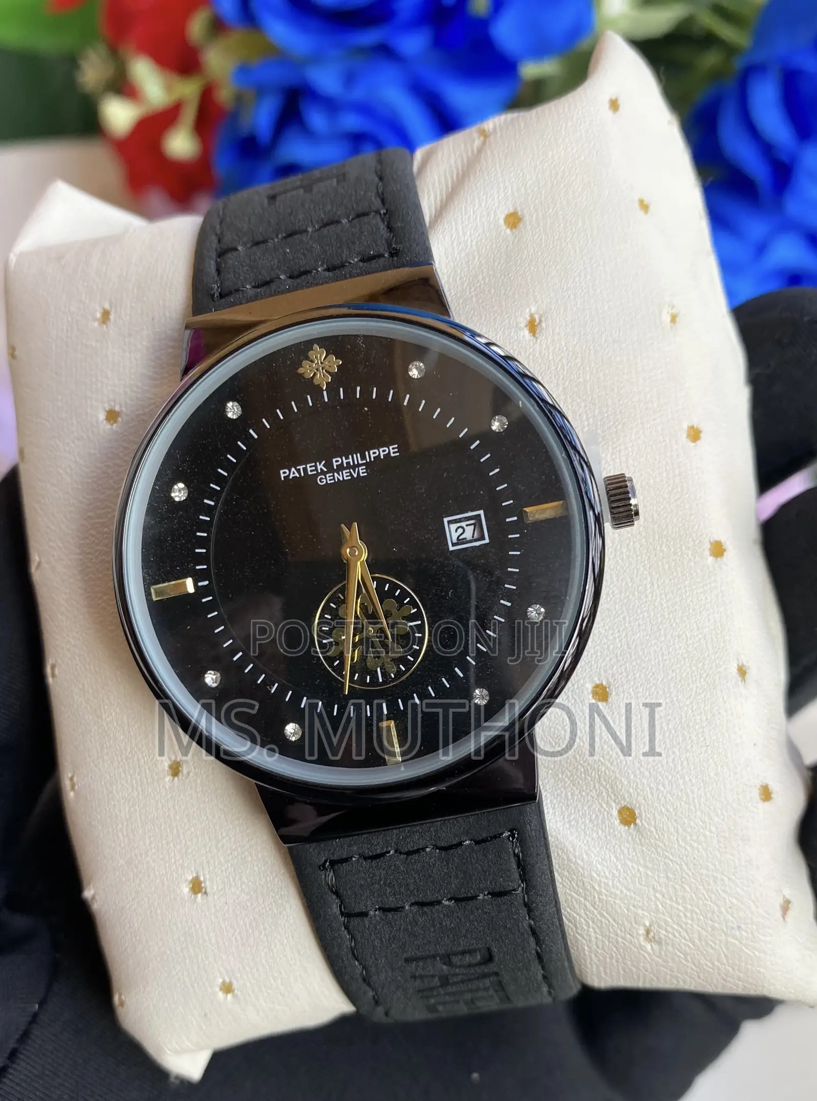 Time Date Display Patek Philippe Gents Watch