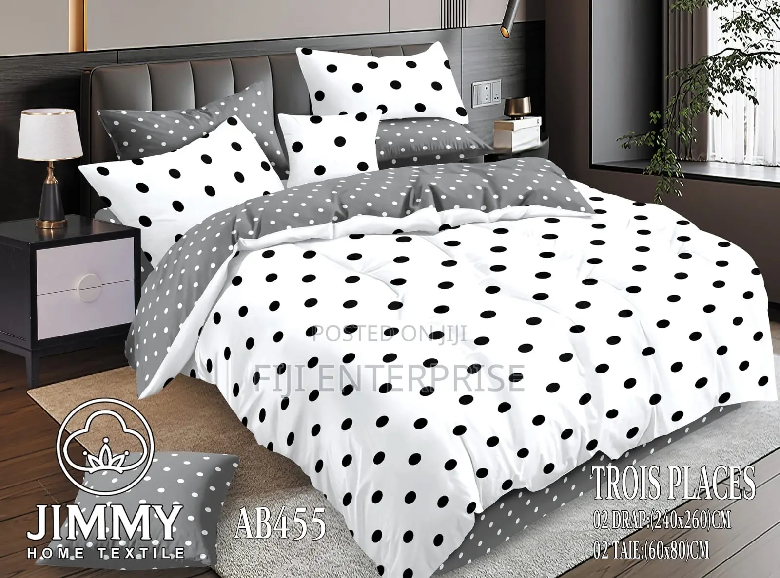 Printed Cotton Duvet Cover Set – 6×7 | Bedsheet 4 Pillowcases |
