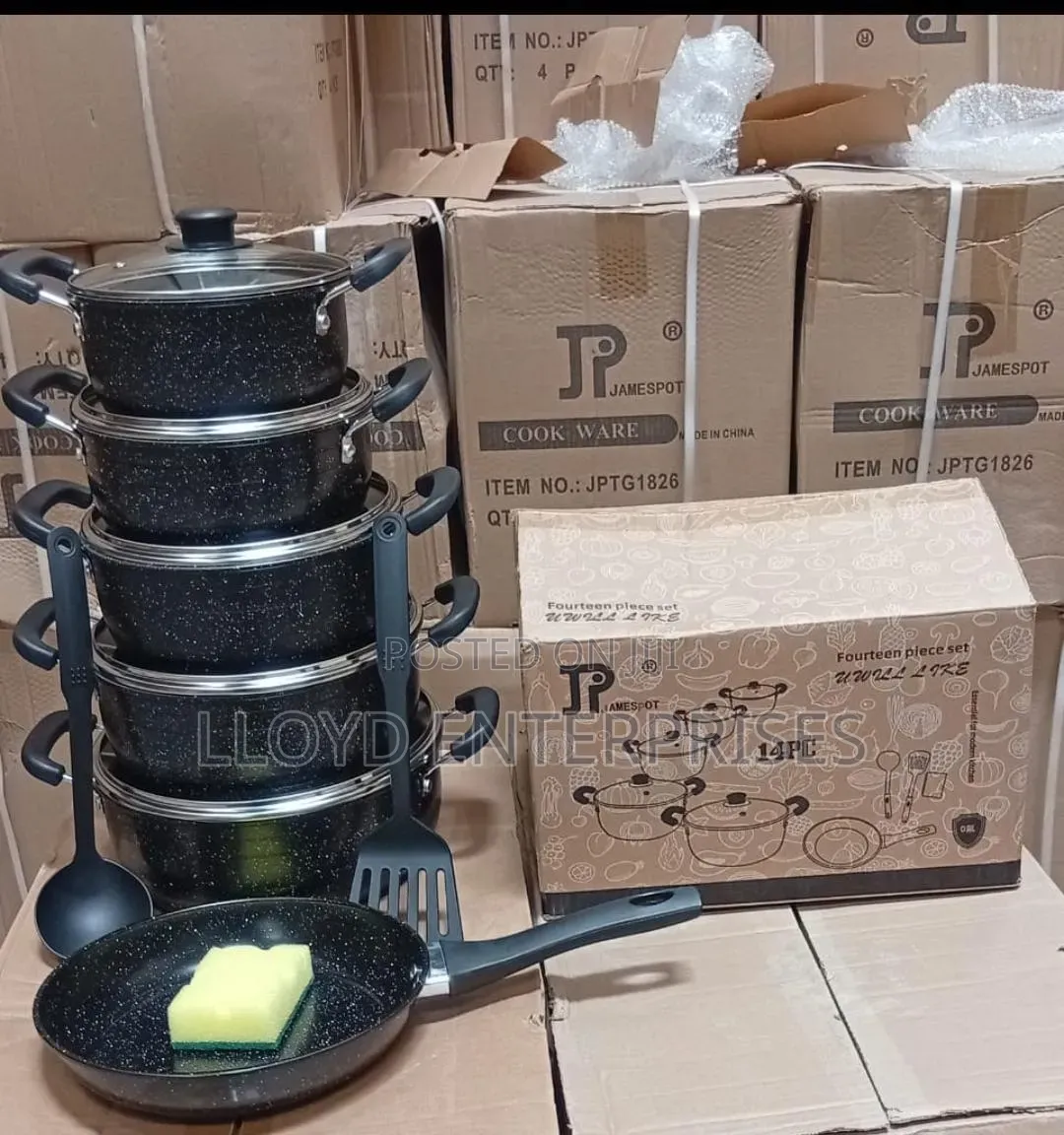 14pcs Jp Non Stick Cookware